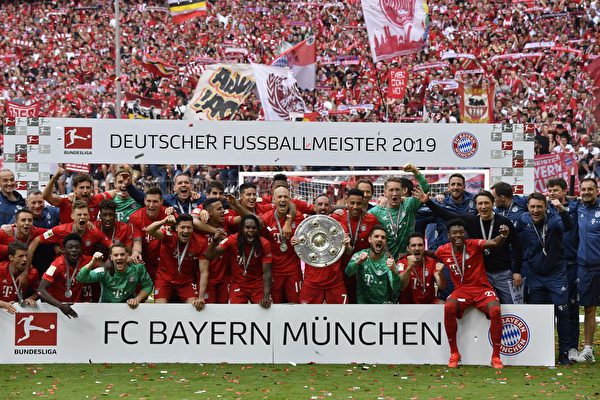 Bayern München vinder Bundesliga syv på hinanden følgende mesterskaber
